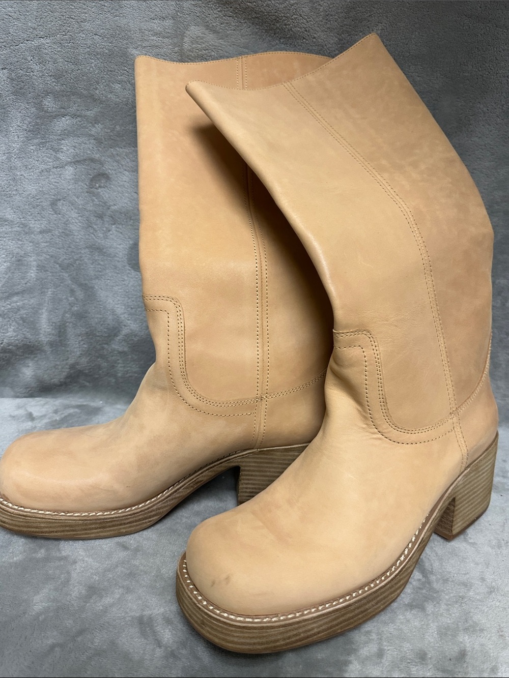 Jeffrey Campbell Reflect Tall Pull-On Boots Size 10 - Picture 4 of 8